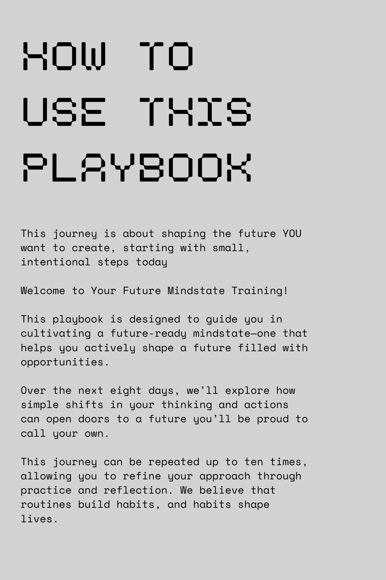 Future-Ready Mindstate Course | 8 Days